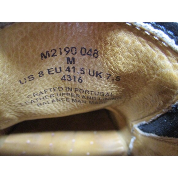 Samuel Hubbard Loafers Mens 8 M Black Leather Frequent Traveler Slip On Casual - Picture 15 of 16